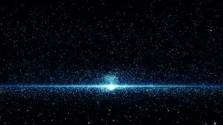 Blue Particles Background Motion Graphics