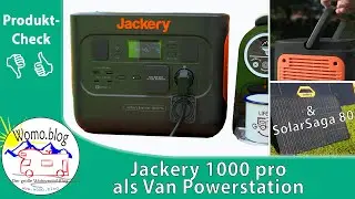 Jackery Explorer 1000 Pro - SolarSaga 80 - Stark - Autark - und Durchsichtig 😱
