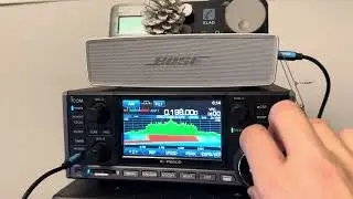 The diminishing but still wonderful sounds of Christmas Eve on longwave, copied with the IC-R8600