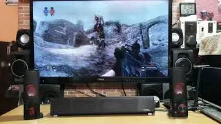 Redragon Orpheus GS550 Plus F&D E200 Soundbars Gaming Sound Test // The technoboy