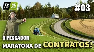 QUASE SEM COMBUSTÍVEL! 🚨 Trocando a Carreta e Contratos | O Pescador #03 | Farming Simulator 25 DLC