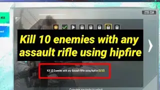 Kill 10 enemies with any assault rifle using hipfire