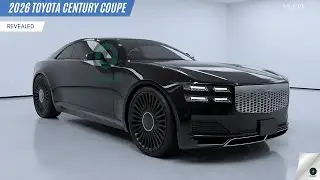 2026 Toyota Century Coupe Revealed - A radical difference from the previous generation!