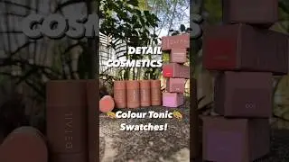 @DetailCosmetics 🎨COLOUR TONIC🎨 SWATCHES! #foryou #swatches #fypシ #beauty #makeup #blush #fyp