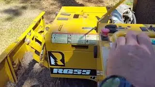 Rayco RG 55 Stump Grinder COMPLETE Operating Tutorial