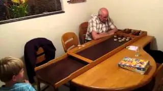 Sjoelen (Dutch shuffleboard)