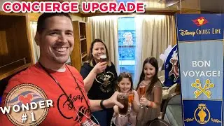 UPGRADED to Concierge! | New Year's Eve | Disney Wonder | Part 1 | Disney Cruise Line