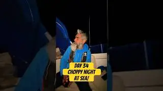 CHOPPY NIGHT AT SEA! #hajj #umrah #makkah #madinah #sail #sailing #boat #saudiarabia