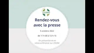Conf&eacute;rence de  presse nationale du 05 10 2022