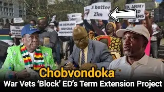Чобвондок🤯Ветераны войны из Zanu-PF блокируют продление срока полномочий ЭД. Мнангагва на политич...
