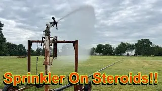 Water Cannon Sprinkler Throws Water 330 Feet!