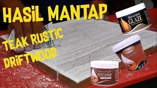 Cara Membuat Finishing Natural Efek Driftwood 