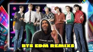 FIRST TIME Dynamite & Make It Right feat  Lauv EDM REMIXES | BTS REACTION