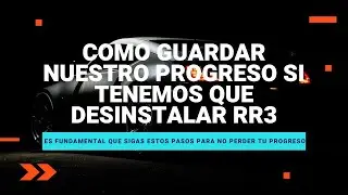 C&oacute;mo guardar nuestro perfil de RR3 cuando vamos a cambiar de dispositivo