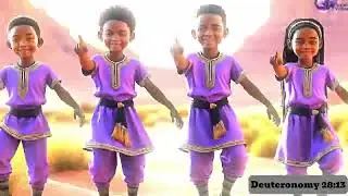 👑 I Am the Head & Not the Tail 🎶 | Bible Song for Kids 💫 #danceforJesus #deuteronomy28
