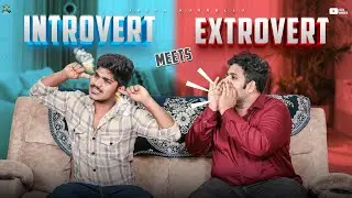 Introvert meet extrovert 😂😎 || #jalsakurollu #comedy #funny