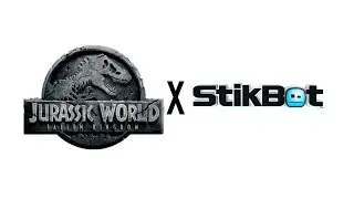 JURASSIC WORLD X STIKBOTS IN NUTSHELL ( feat. @AppArmory ) it&rsquo;s also made for kids too 😊