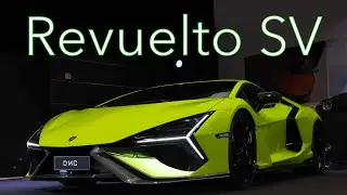 Lamborghini Revuelto SV Concept Part 1: Carbon FIber Front Lip to replace the OEM Bumper Splitter
