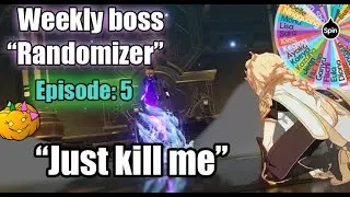 Fighting weekly bosses with random characters Randomizer Episode 5: 
