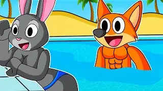 NICK WILDE ATRAPADO con JUDY HOPPS en LA PISCINA! 😳😍 Zootopia 2