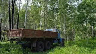 Грузовик Praga V3S. Звук двигателя Tatra-912 / Praga V3S truck. The sound of the Tatra-912 engine.
