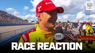 &lsquo;I&rsquo;m Really Happy for Him!&rsquo; | Drivers React Post-Race | 2025 INDYCAR at Milwaukee