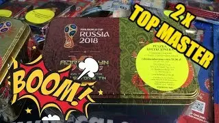 NAJLEPSZA PUCHA NA YOUTUBE! 2x TOP MASTER!!! PANINI FIFA WORLD CUP 2018