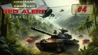 Red Alert 1 Remastered #4: A Pattern of Islands - 1vs7 Hard Enemies
