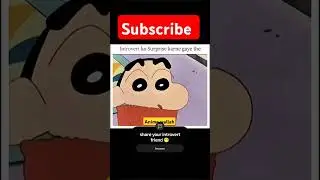 when I surprise my introvert friend#shinchan #funny #cartoon #doraemon #trending #shorts #shortsfeed