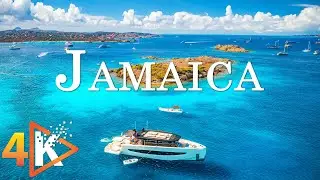 Jamaica 4K - Golden Beaches and Turquoise Waters with Relaxing Music - 4K Video Ultra HD