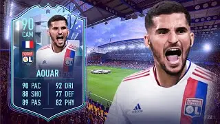 FIFA 22: HOUSSEM AOUAR FUT FANTASY 90 PLAYER REVIEW | FIFA 22 ULTIMATE TEAM | PS5