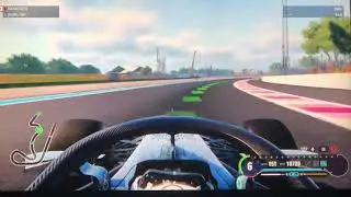 F1 2019 French Gp Hamilton Onboard pole lap  Preview 2018 gameplay