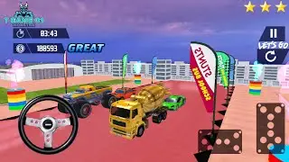 Superhero Double Impossible: Mega Ramp Car Stunts, Road Truck, Android Gameplay, iOS, Challenge #6