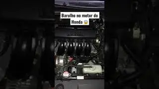 Barulho no motor do Honda #shorts