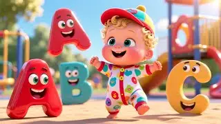 Sunny Slide ABC Funny | Nursery Rhyme and Learning Song for Kids
