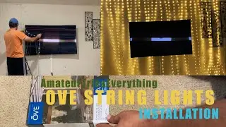 OVE Waterfall String lights installation