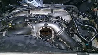 Чистка электронного дросселя без снятия. Range Rover L322 throttle valve cleaning without removal.