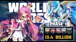 World Boss Phase 1 | 13.4 BILLION Damage! - Grand Chase