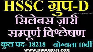 HSSC GROUP D SYLLABUS Exam Pattern I COMPLETE SYLLABUS OF HARYANA GROUP D Previous Paper