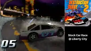 Destruction Derby 2 (1996, PS1) - Stock Car Race at Liberty City