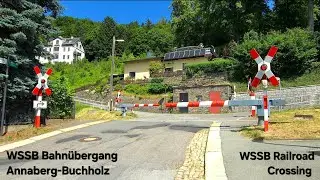 WSSB Bahnübergang in Annaberg-Buchholz