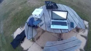 First flight of hd downlink plane