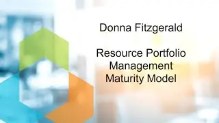 Resource Portfolio Management Maturity Model with Tempus Resource