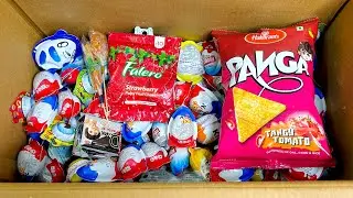 Haldiram Panga Chips Surprise Gift Eggs Unboxing ASMR 