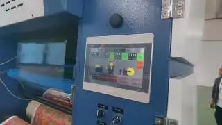 Horizontal flexo printing machine press with film laminating function high speed hot sale heavy duty