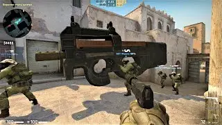 CS GO: BIG P90, Huge Machine Gun | FUNNY MOD