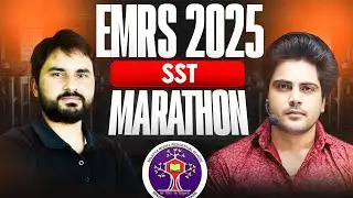 EMRS 2025 SST Marathon 🔥 by Sachin Academy live 3pm | Amit Sir