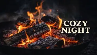 Relaxing Piano Music with Fireplace Crackling for Sleep & Study | 3 Hours Loop