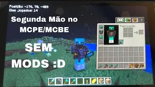 *VAZOU!!!!! ITENS NA SEGUNDA M&Atilde;O NO MCPE/MCBE (sem mods)!!!!!!*