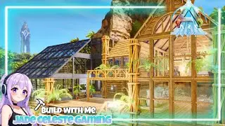 How to Build a Cozy Beach Cabin with Greenhouse! Ark Ascended Build with Me!